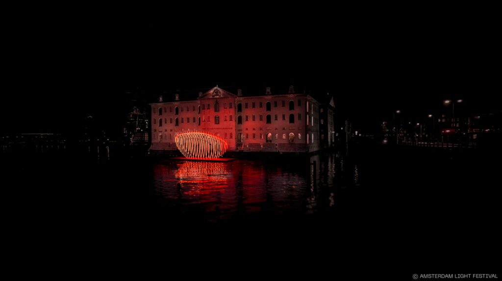 Amsterdam light festival maritime museum red lights tour